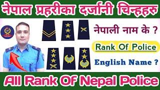 Rank Of Nepal Police 2080 | Nepal Police Ranks | Nepal Police Tayari 2081 | Nepal Police All Ranks