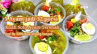 Ide bisnis ini bakalan banjir pesanan & repeat order || Resep soto ayam