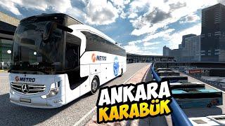 Ankara - Karabük | 2K24 Yeni Türkiye Haritası | Mercedes Benz Travego 16 SHD | ETS 2