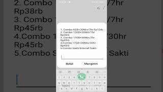 Internet 17GB + 30 Menit/30 Hari harga 45.000 Telkomsel