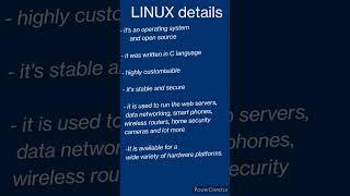 LINUX info | TechieSpoc #linuxworld #computer #window