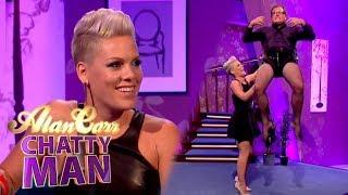 Pink Teaches Alan Aerial Gymnastics | Full Interview | Alan Carr: Chatty Man