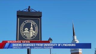 University of Lynchburg lays off 40 employees, dissolves 12 programs