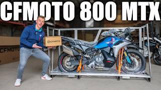 2025 CFMOTO 800 MT-X – Auspacken und Testbericht | 95 PS starkes Abenteuermonster!