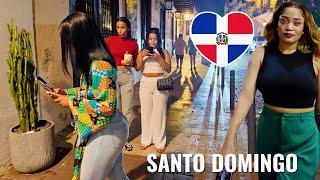  Santo Domingo Nightlife District - Dominican Republic Walking Tour 4K HDR