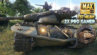 Two good "T57 Heavy" player in action - World of Tanks