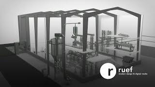 3d animation for extraction equipment manufacturer (Precision Extraction Solutions Facility)