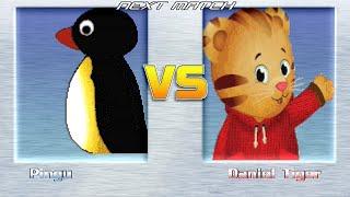 M.U.G.E.N BATTLES | Pingu vs Daniel Tiger | Pingu vs Daniel Tiger's Neighborhood