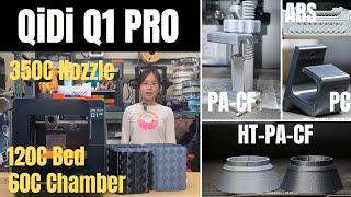 QiDi Q1 Pro Full Review: Actively heated chamber, 350C nozzle, 120C heated bed