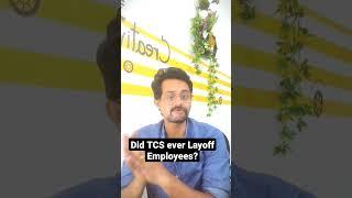 Did TCS layoff their Employees #youtubeshorts #shorts #shortvideo