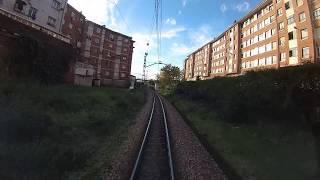 Cab Ride - RENFE (Antigua FEVE) Oviedo - San Esteban de Pravia en cabina, (4K)