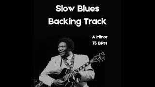 BB King Blues - Guitar Backing Track (A Minor 75 BPM) | Jamski Backing Tracks