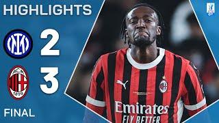 INTER-MILAN 2-3 | HIGHLIGHTS | Abraham Scores Last-Minute Winner! | EA Sports Supercup 2024/25