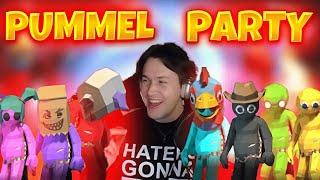 Шпана играет в Pummel party (Мафаня , Брамо , Бугор , Бебрина , Сбомба , Лёня пудж , CMH)