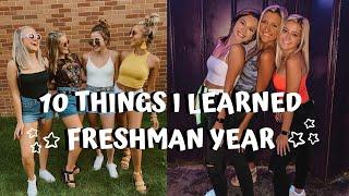 10 THINGS FRESHMAN YEAR OF COLLEGE TAUGHT ME // kent state university