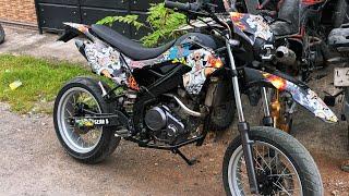 Modifikasi Vixion supermoto “one piece” part 3. Finishing….