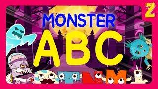 Summer ABC Monsters! Halloween Song remix! l alphabet song for kids l ZooZooSong