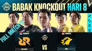 RRQ VS ONIC KNOCKOUT STAGE M4 FULL MATCH !!!