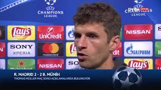 Thomas Müller, Real Madrid Maçı Sonrası Tivibu Spor'a Özel Konuştu