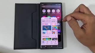 Samsung Galaxy S22 Ultra - How to use Split screen and Pop-up view using Gestures OneUI 5