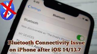 iPhone Bluetooth Connectivity Issue and iPhone Cannot Find Bluetooth Device in iOS 16