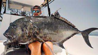 RAW Monster GT Fishing FULL FIGHTS [Noboundaries Oman].