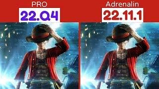 AMD Pro Driver Update 22.Q4 Vs Adrenalin 22.11.1 6700XT 5800X3D 1440P