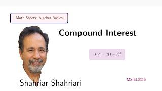 MS EL031b Calculating Compound Interest