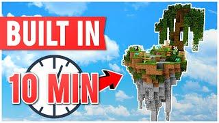 Minecraft Floating Island Tutorial | How to Build in 10 Minutes!