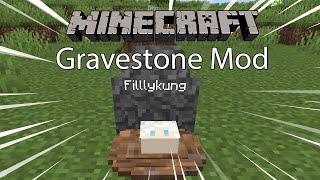 Minecraft Mod พรีวิว - Mod หลุมศพ | Gravestone Mod [1.15.2]