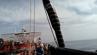 Export Hose 16" connection at offtake tanker