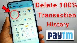 Paytm Transaction History Delete Kaise Karen | how to delete Paytm transaction history