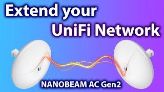 UniFi point to point wireless bridge set up with Nanobeam AC Gen 2