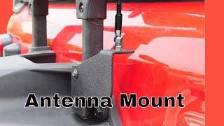 Jeep Antenna Mount for Ham & CB Radios & Coax Cable Connector