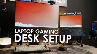 Bikin Desk Setup Laptop untuk Gaming dan Livestream (Ft. Lenovo Legion 5, AOC 27G2SPE)