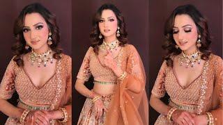 INDIAN BRIDAL GLAM DETAILED MAKEUP TUTORIAL by @AarushiOswalMakeup #makeup #makeuptransformation