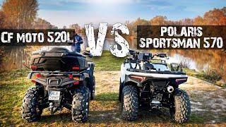 POLARIS SPORTSMAN 570 VS CF MOTO CFORCE 520L | 4K