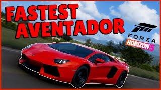 FORZA HORIZON 5 - FASTEST LAMBORGHINI AVENTADOR DRAG BUILD/TUNE