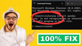PIP is not recognized as an internal or external command [SOLVED]