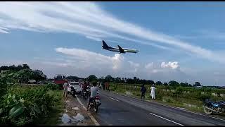 Darbhanga Airport - Aeroplane ️ Landing #Shorts