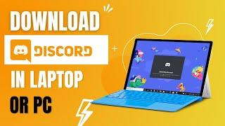 How to Download & Install Discord in Windows 10 LAPTOP OR PC |