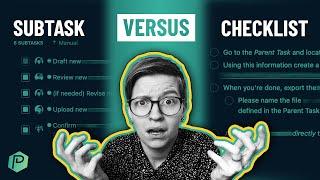 Subtasks vs. Checklists vs. Descriptions | Beginner ClickUp Tutorial to Create SOPs and Templates