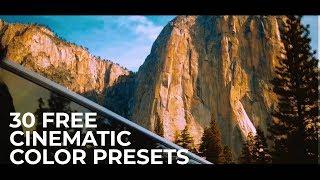 30 FREE Cinematic Color Presets for Premiere Pro