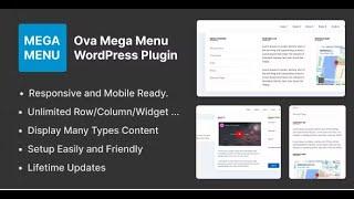Ova Mega Menu WordPress Plugin By ovatheme