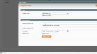 Magento Adding Widgets in CMS Blocks to CMS Pages