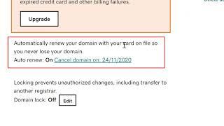 How to Turn Off GoDaddy Domain Auto Renew