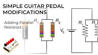 Simplest Guitar Pedal Mods: Parallel Resistors