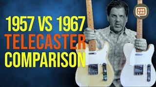 1957 VS 1967 Vintage Telecaster Comparison - Ask Zac 88 - Leo Fender VS CBS Fender