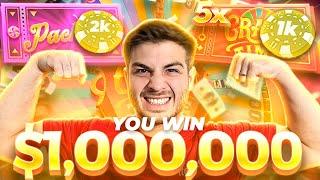 I WON $1,000,000 ON CRAZY TIME!!!