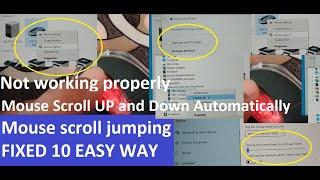 Mouse scroll UP and Down automatically, scroll jumping, Not working properly,10 EASY WAY